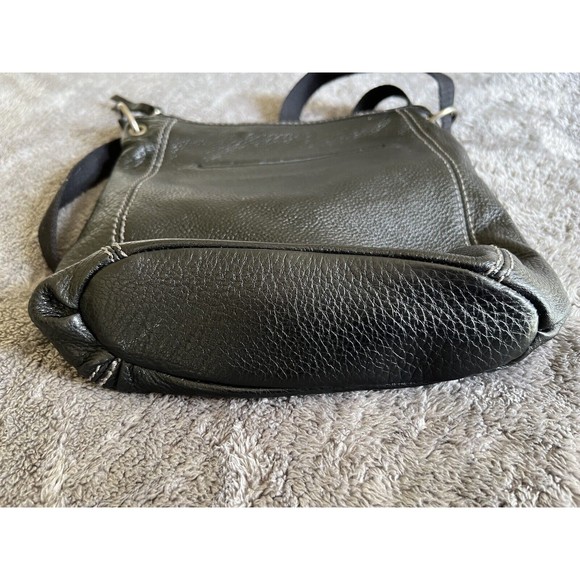 The Sak Black Leather Medium Shoulder Handbag Purse - Picture 8 of 9